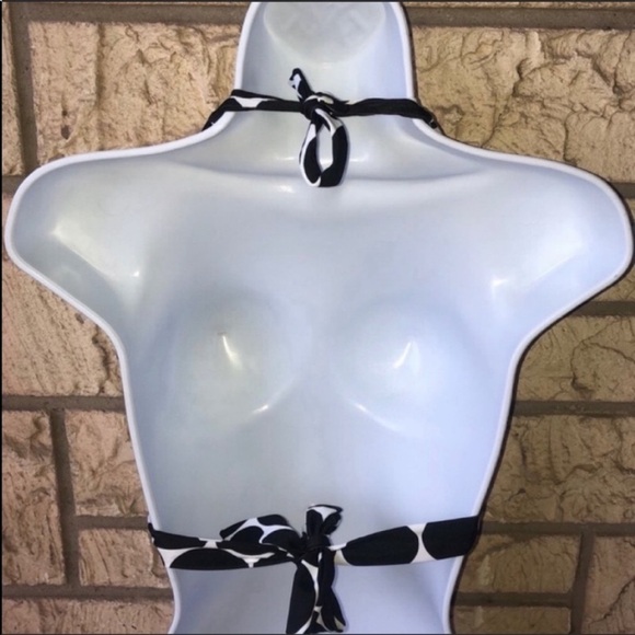 Victoria Secret Black & White Circle Polkadot Push Up Padded  Small - Picture 6 of 8